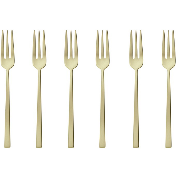 Набор вилок десертных Rock Antique Champagne, 6 шт
