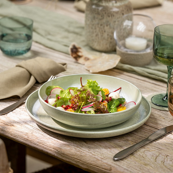 Тарелка для пасты Perlemor Alga 22 см