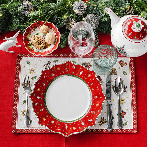 Тарелка глубокая Toy's Delight 26 см, красная