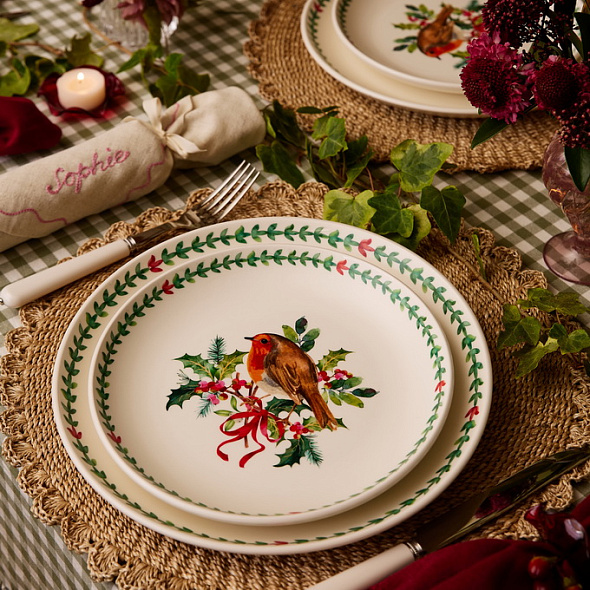 Тарелка столовая Botanic Garden Christmas Holly 27,5 см