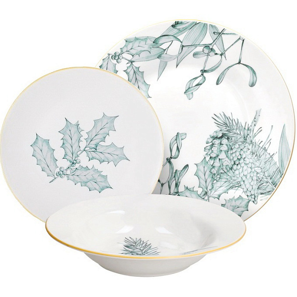 Набор посуды на 6 персон Bloom, 18 предметов