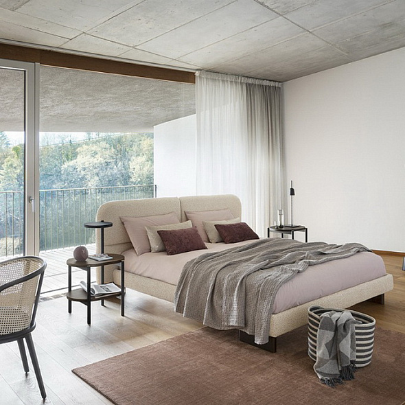 Кровать Calligaris Kilian Round 180х200 с матрасной основой