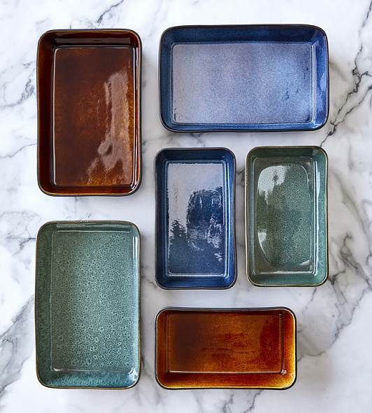 Набор форм для запекания Bitz, синий, 2 шт