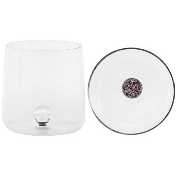 Стакан Bilia Caleido 440 мл, розовый