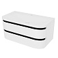 Тумба с раковиной Kolpa-San Vittoria OUV 100 WH, 100x50, подвесная, белый