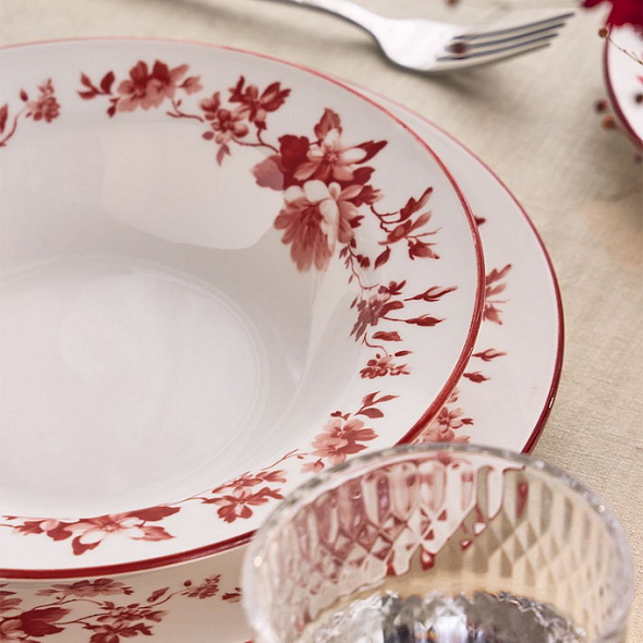 Набор посуды на 6 персон New Olimpia Charlotte, 18 предметов