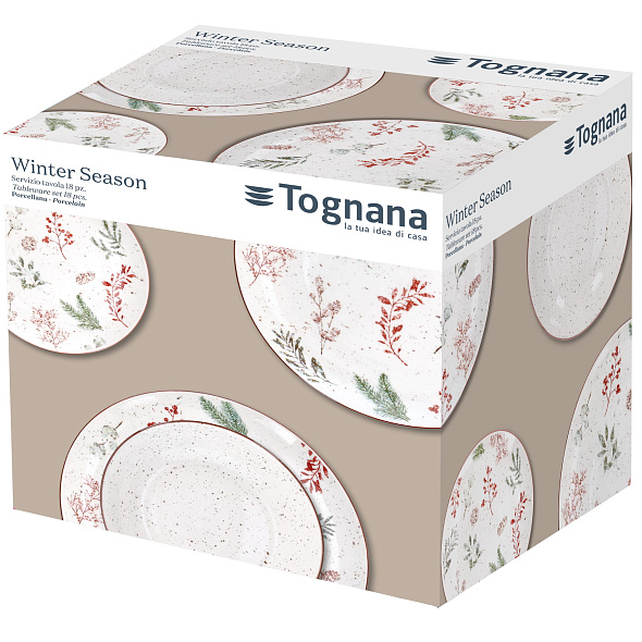 Набор посуды на 6 персон Winter Season, 18 предметов