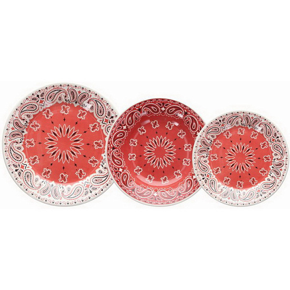 Набор посуды на 6 персон Vela Bandana, 18 предметов