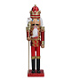 Фигурка "Щелкунчик в блестках" 39 см, цвет красный