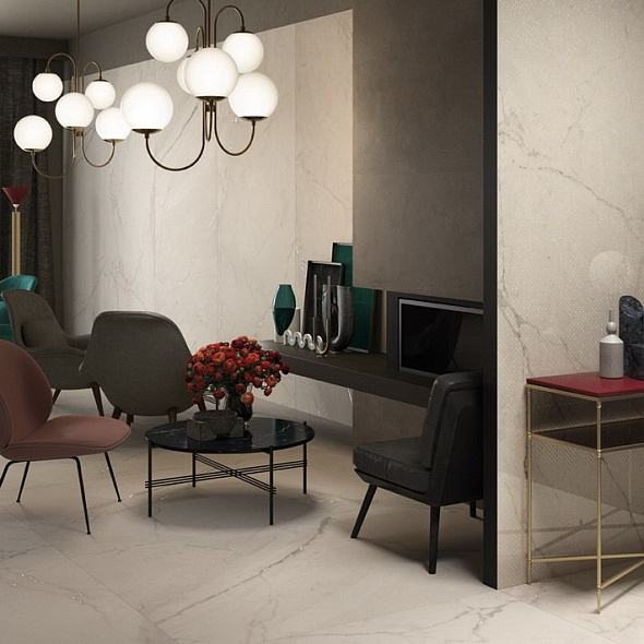 Керамогранит La Faenza Trex3 60х120 LP, White, 10 мм