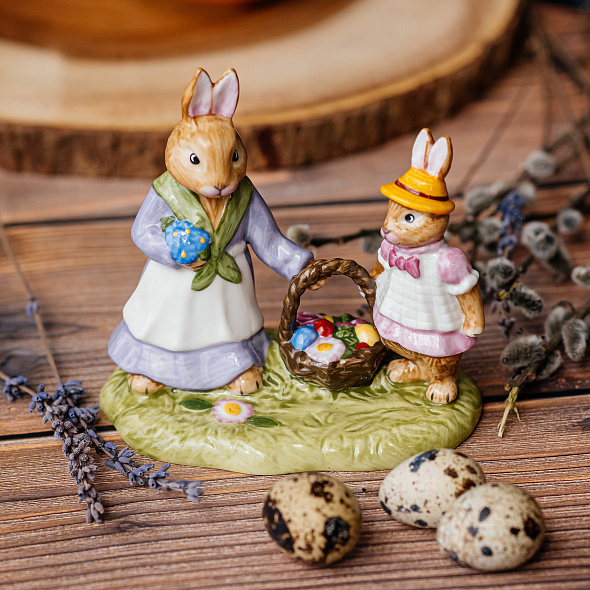 Фигурка "Цветочный луг" Bunny Tales 13x8х12 см