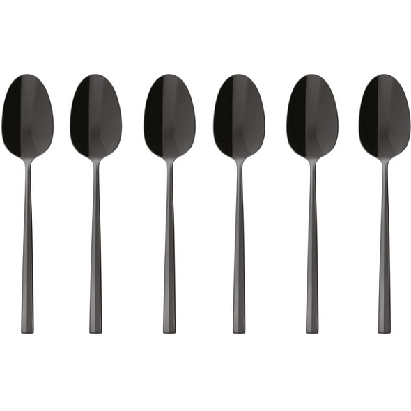 Набор ложек чайных Rock 2Black, 6 шт