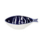 Блюдце Fish 13х8 см, синее