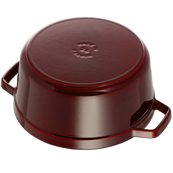 Кокот круглый La Cocotte 26 см / 5,2 л, гранатовый