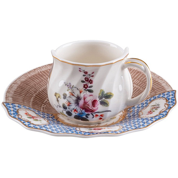 Чашка кофейная с блюдцем Djenne Hybrid