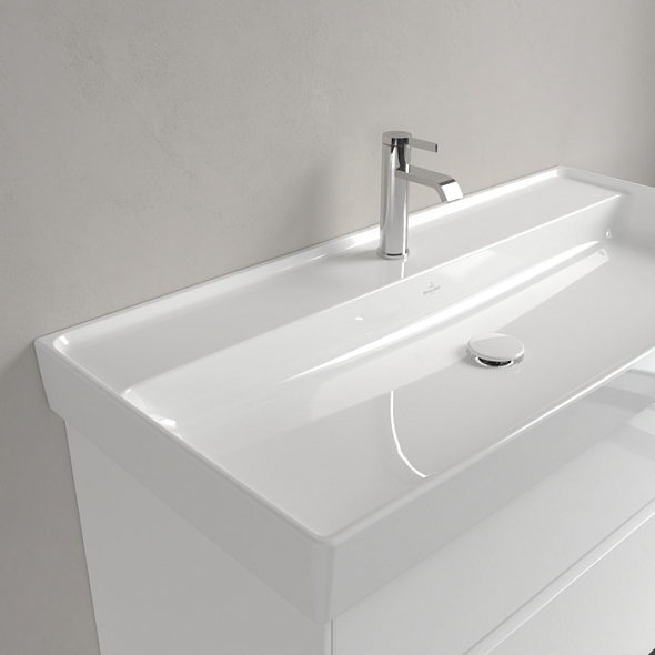 Раковина Villeroy & Boch Collaro 100х47 4A33A201, TitanCeram, без перелива, белая