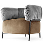 Кресло Calligaris Quadrotta CS3409, Mud Brown/Soil Brown