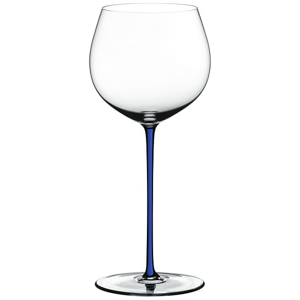 Бокал для вина Oaked Chardonnay Fatto a Mano 655 мл, синий