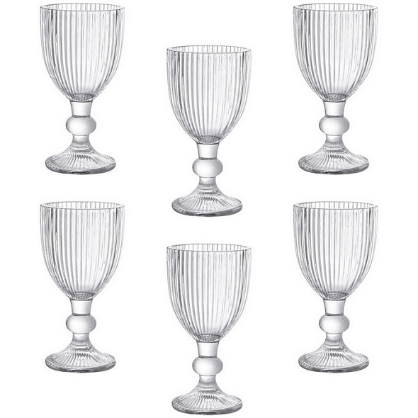 Набор рюмок Galassia Rib 60 мл, 6 шт