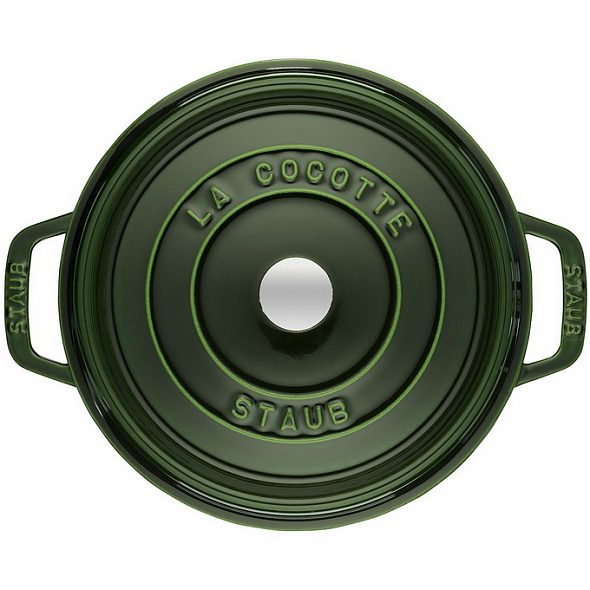 Кокот круглый La Cocotte 26 см / 5,2 л, зеленый базилик