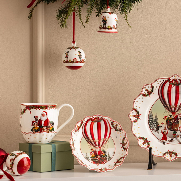 Елочный шар Villeroy & Boch Annual Christmas Edition 2026 8 см