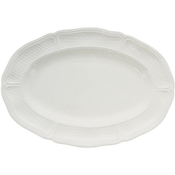 Блюдо овальное Pont aux choux blanc 37,2х25,8 см
