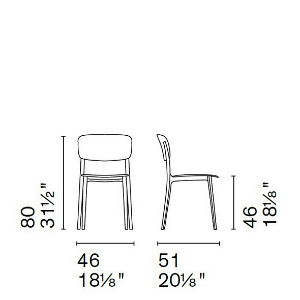 Стул Calligaris Liberty, Black