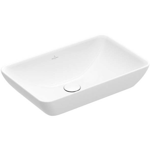 Раковина накладная Villeroy & Boch Venticello 55х36, CeramicPlus, 411355R1