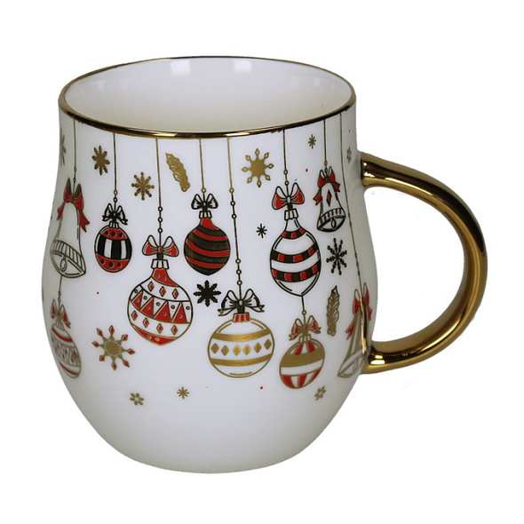 Кружка "Рождественские шары" 430 мл