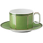 Чашка для капучино с блюдцем Signum Fern 350 мл 