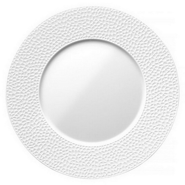 Тарелка столовая Collection L Fragments Blanc 28 см
