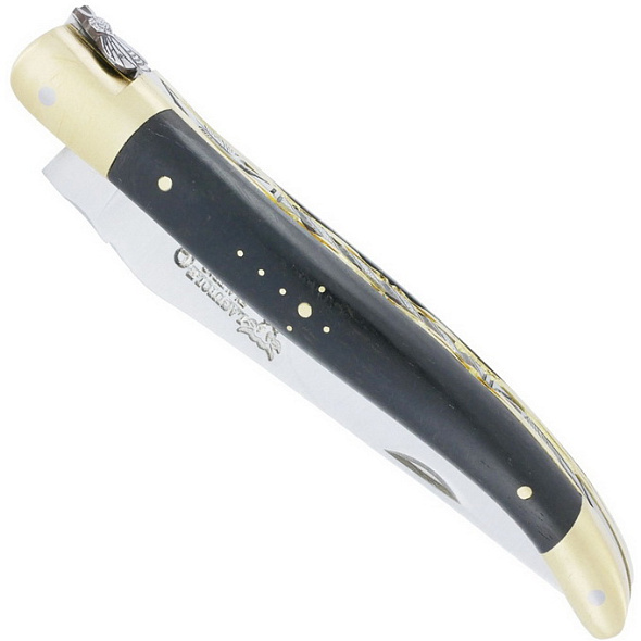 Нож карманный складной Pocket Knives 12 см, ручка - эбеновое дерево