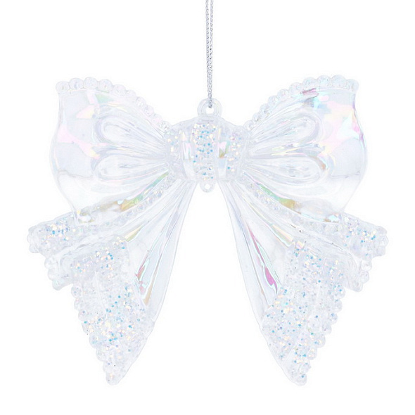 Елочная игрушка "Бант" 10х11 см