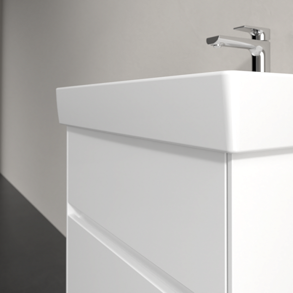 Тумба с раковиной Villeroy & Boch Collaro 60х47, подвесная, Glossy White