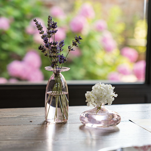 Ваза Un Fiore 13 см, розовая