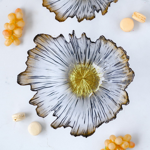 Блюдо сервировочное глубокое Galassia Smokey 31 см