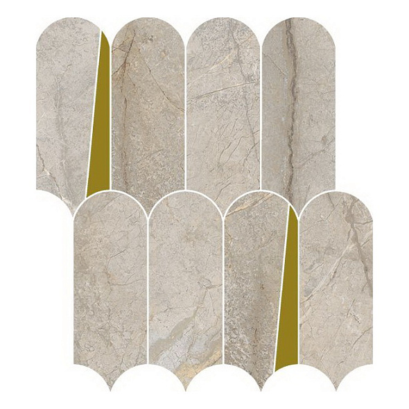 Мозаика керамогранитная Italon Stellaris 32,5х36,1, Elegant Silver, 9 мм