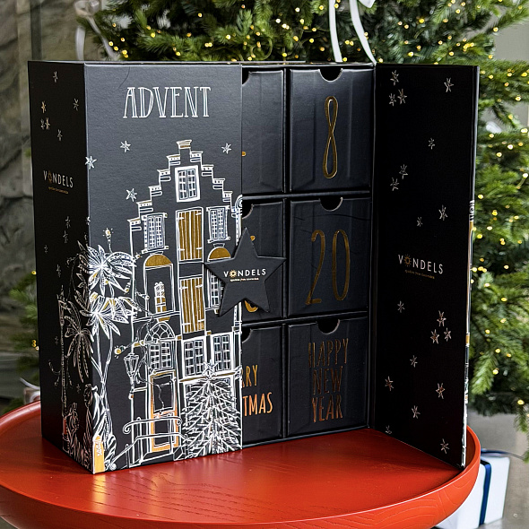 Адвент-календарь рождественский на 9 ячеек Vondels