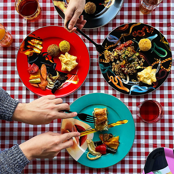 Тарелка столовая "Дрель" 27 см