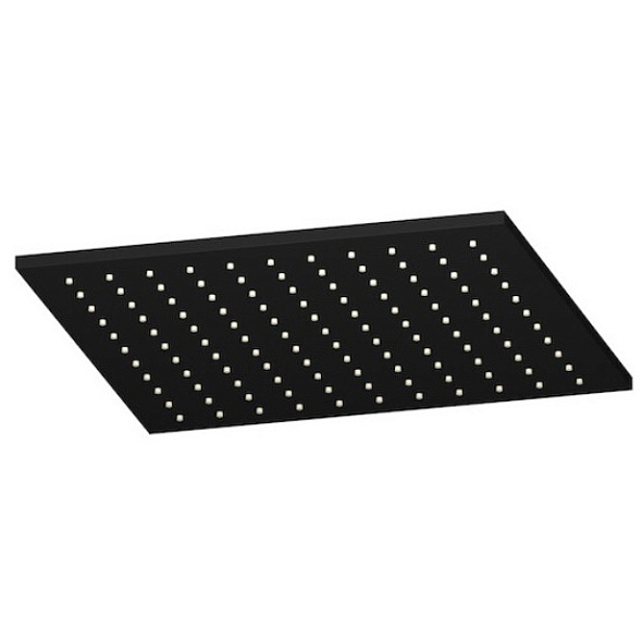 Лейка для душа iB Rubinetti Monamour MA031NP, потолочная, 30х30 см, черный матовый