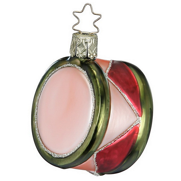 Елочная игрушка "Барабан" 6 см