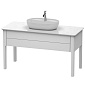 Тумба напольная Duravit Luv 134х57 LU956103636 White Satin Matt