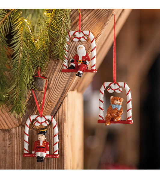 Набор фигурок "Рождественские качели" 18х7 см, 3 шт