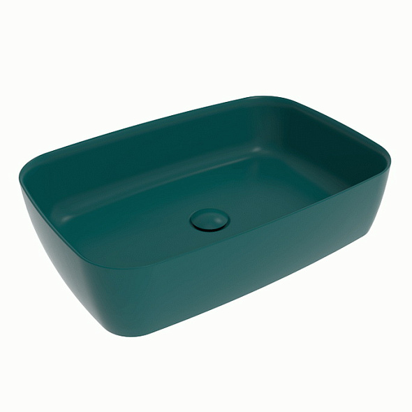 Раковина накладная Flaminia Play 62х42 PY62APET, Petrolio