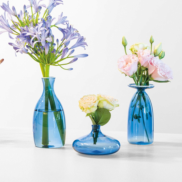 Ваза Un Fiore 6 см, голубая