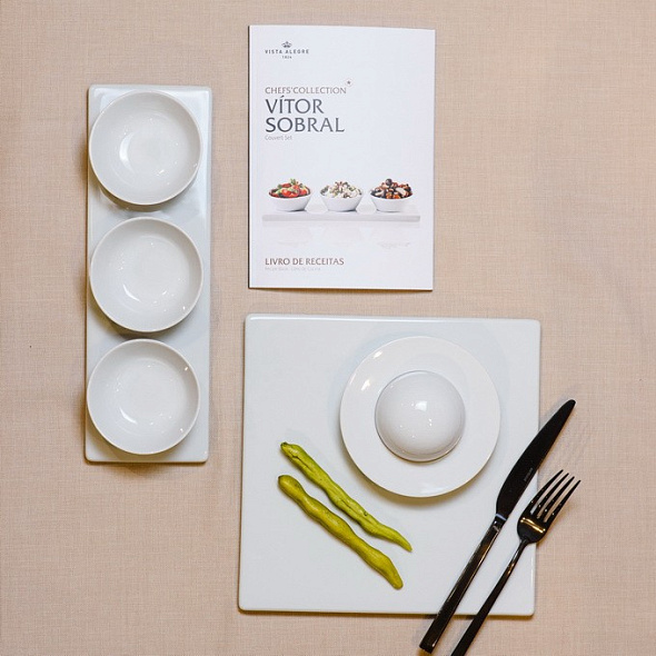 Набор посуды Chef's Collection, 7 предметов + книга рецептов от Vítor Sobral