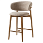 Стул Calligaris Oleandro CS2035, Canaletto Walnut/Beige