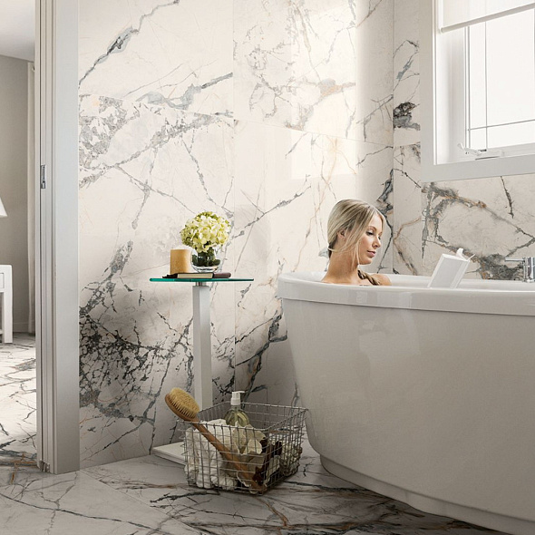 Керамогранит Imola The room 60х60 N, Inv White, 6,5 мм