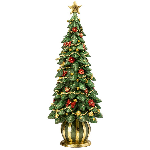 Фигурка "Рождественская ель с бантиками" 43 см