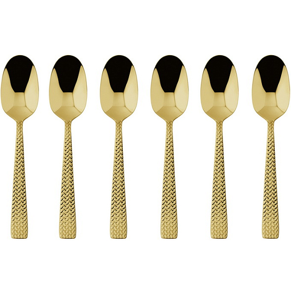 Набор ложек кофейных Cortina Gold, 6 шт